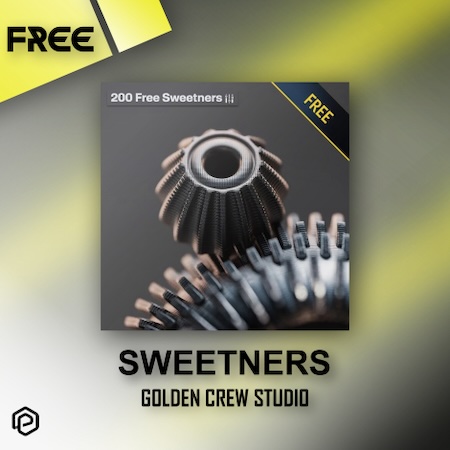 Golden Screw Studio「Sweetners Sample Pack」環境音・シンセエフェクト・インパクトサウンドなど200種類を収録！シネマティックな演出からエレクトロニックな楽曲まで対応のサウンドパック｜DTMプラグインセール