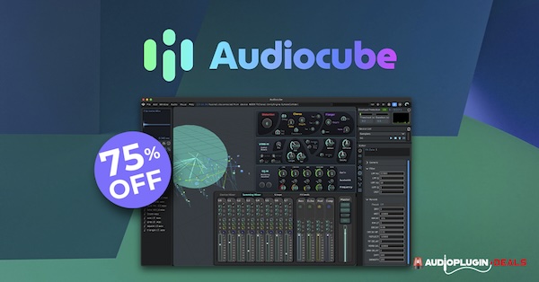 「Audiocube 3D DAW」音を自由に配置し 臨場感あふれる3Dサウンドを実現！空間オーディオの新たな可能性を切り開くスタンドアロン音楽制作ソフト｜DTMプラグインセール