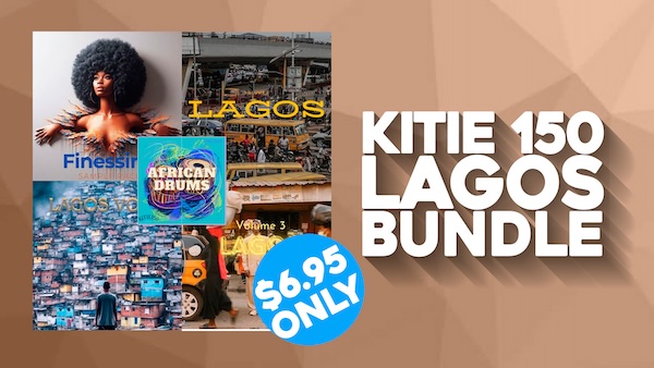 Kitie 150「Lagos Bundle」530種類のWAVループ＆107種類のMIDI収録！プロクオリティの楽曲を手軽に制作できるようになる即戦力サンプル集｜DTMプラグインセール