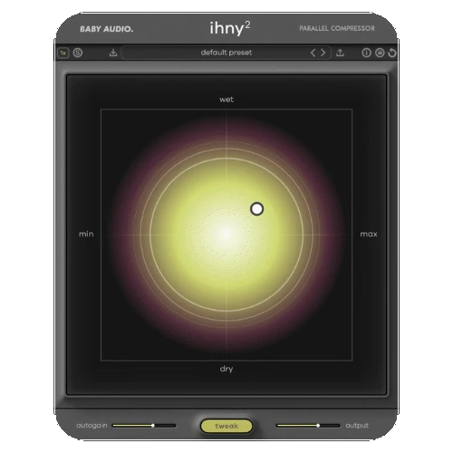 Baby Audio「IHNY-2」ドラムにパンチと存在感を与える魔法！XYパッドで直感操作できる超攻撃的パラレルコンプレッサー｜DTMプラグインセール