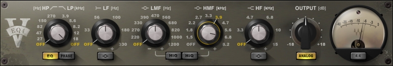 Waves「V-EQ4」Neve 1081を忠実に再現したビンテージEQ！温かみ・存在感・音楽的なEQカーブでミックスを劇的に変えるプラグイン｜DTMプラグインセール