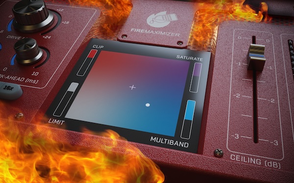 United Plugins「FireMaximizer」パンチから透明感まで自在に調整！トラックごとに最適な音圧処理を実現する次世代マキシマイザー｜DTMプラグインセール
