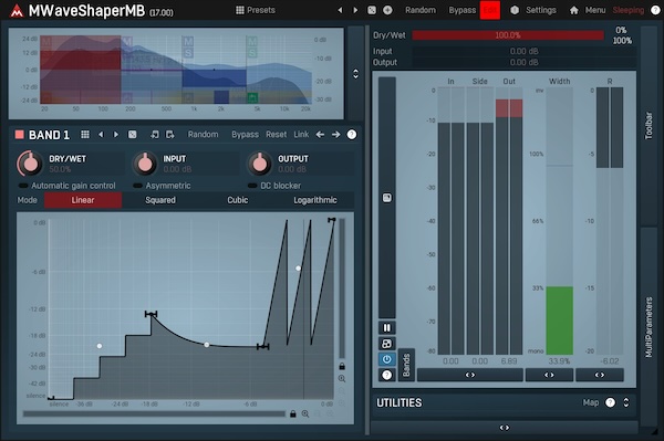 MeldaProduction「MWaveShaperMB」マルチバンド×カスタム波形で歪みが進化！豊富なモジュレーションで歪みが動き出す次世代ディストーション｜DTMプラグインセール