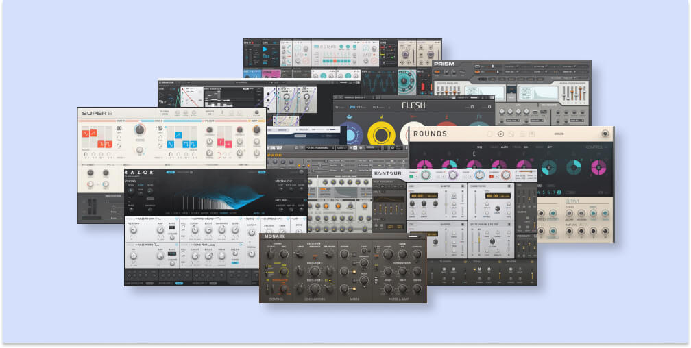 Native Instruments「Reaktor Synthesizer Bundle」名作シンセが一堂に集結Reaktor 6を核にモジュラー、アナログ、加算合成など多彩なシンセを収録した究極のバンドル｜DTMプラグインセール