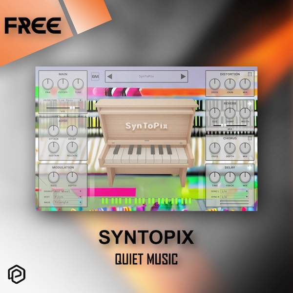 Quiet Music「Syntopix」Lo-Fiやアンビエントに最適！AI技術が生み出したバーチャルトイピアノ音源｜DTMプラグインセール