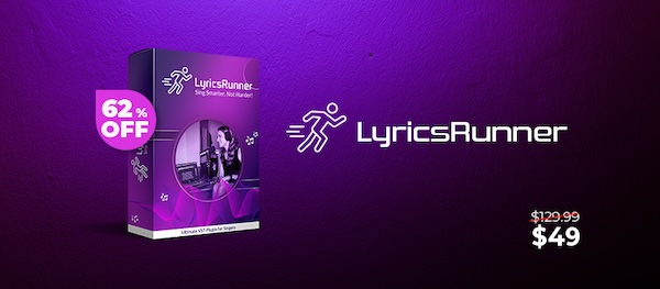 SPS Studios「LyricsRunnerVST (for Windows only)」歌詞を覚えるストレスから解放！DAW内で楽曲と完全同期したリアルタイム歌詞表示が可能で演奏に集中できる環境を実現｜DTMプラグインセール