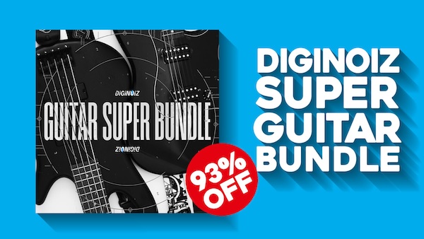 Diginoiz「Super Guitar Bundle」プロのギタリストが奏でる至高のフレーズ！ポップ・R&B・ヒップホップ・アフロポップ対応のリアルなギターループサンプルパック｜DTMプラグインセール