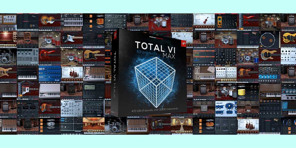 IK Multimedia「Total VI MAX」シンセからオーケストラまで完全網羅！SampleTank 4 MAX、Hammond B-3X、MODO DRUM、MODO BASSなど、プロ絶賛の音源が1つになった究極の音源コレクション｜DTMプラグインセール