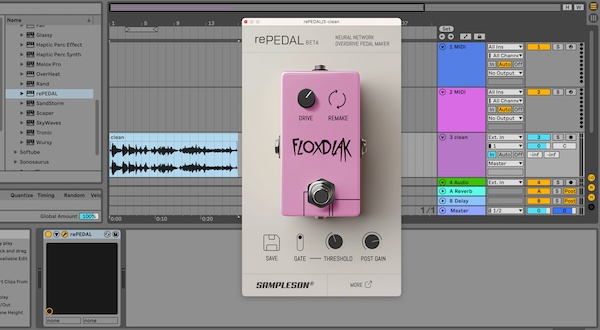 Sampleson「rePEDAL」ボタンを押すたびに新しいオーバードライブペダルが誕生！AIが生み出す無限のギターエフェクト｜DTMプラグインセール