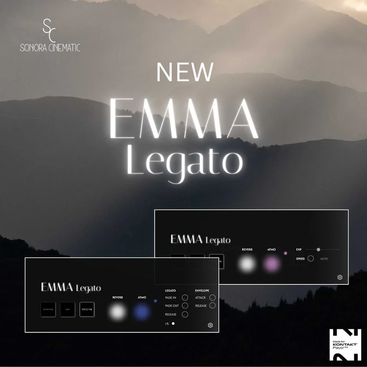 Sonora Cinematic「Emma Legato」シネマティックな歌声を自在に操る！オートスピードコントロールを搭載し、レガートの表現力が圧倒的な使いやすさを極めたボーカル音源｜DTMプラグインセール