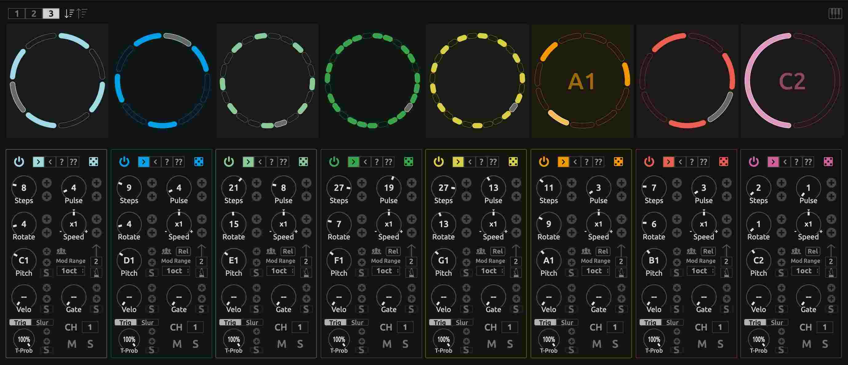 HY-Plugins「HY-RPE2」ドラッグ＆ドロップでモジュレーション割り当て！4つのマクロノブを搭載し、8トラック対応の初心者でも簡単に使えるMIDIシーケンサー｜DTMプラグインセール