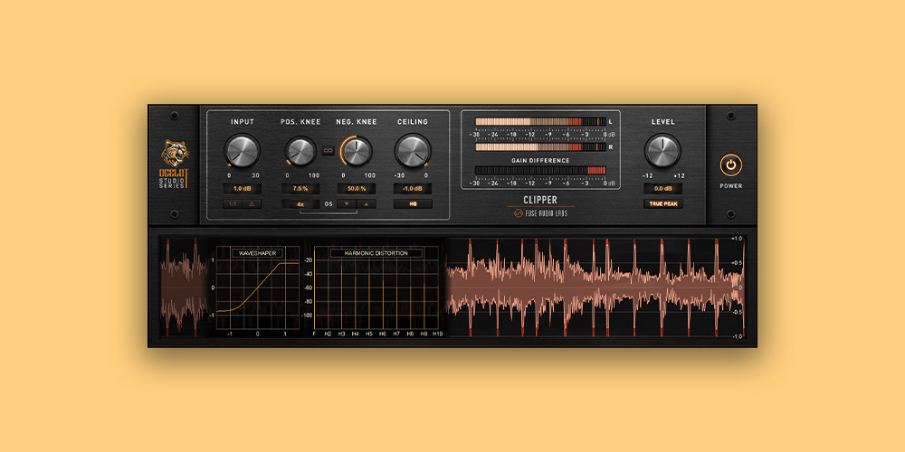 Fuse Audio Labs「OCELOT Clipper」1.5ms以下の低レイテンシーを実現！品質とワークフローを両立したピーク処理でスタジオからライブまで使えるプロフェッショナル・クリッパー｜DTMプラグインセール
