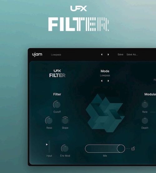 UJAM「UFX FILTER」あらゆる音源を劇的に変化させる！3系統のフィルターとLFOモジュレーションを搭載した音楽制作のための究極のフィルタープラグイン｜DTMプラグインセール