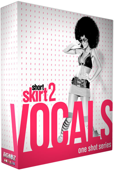 Diginoiz「Short Skirt Vocals 2」高品質ボーカルサンプル132種類が今なら無料！ヒップホップ・R&B・ポップ向けのプロ仕様のロイヤリティフリー高品質サンプル集｜DTMプラグインセール