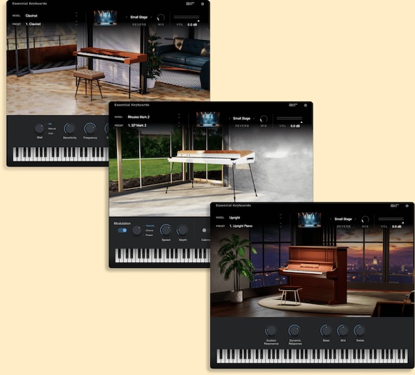 AIR Music Technolog「AIR Essential Keyboards」SteinwayグランドピアノからRhodes、トーンホイールオルガンまで！13種類の鍵盤楽器を1つに集約したプロ仕様のバーチャル鍵盤音源｜DTMプラグインセール