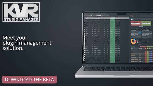 「KVR Studio Manager」プラグイン管理の新常識！VST3・AU・CLAP対応の無料で使える究極のプラグイン管理ツール