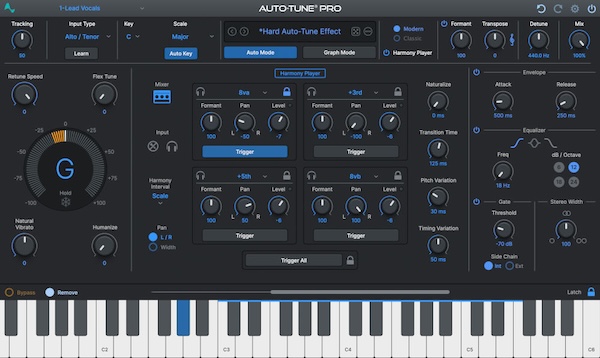 Antares「Auto-Tune Pro 11」業界標準の高精度ピッチ補正＋4パートハーモニー機能搭！リアルタイム補正とグラフモードで完璧なボーカルチューニングを実現する最新版プロフェッショナルツール｜DTMプラグインセール