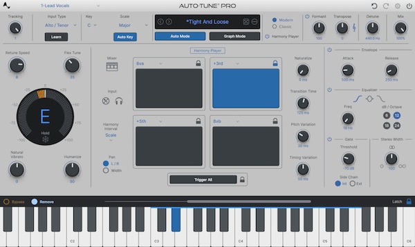 Antares「Auto-Tune Pro 11」業界標準の高精度ピッチ補正＋4パートハーモニー機能搭！リアルタイム補正とグラフモードで完璧なボーカルチューニングを実現する最新版プロフェッショナルツール｜DTMプラグインセール