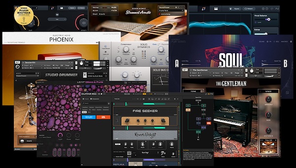 Native Instruments「Komplete 15 Select Band Bundle」リアルなバンドサウンドを自宅で完結！リアルなアコースティックドラム、名機を再現したベース＆ギター、エレピやストリングスも完備した最強バンドル｜DTMプラグインセール