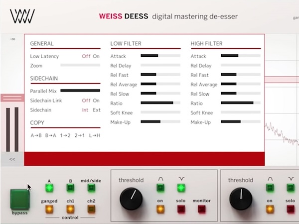 Softube「Weiss Deess」ボーカルからマスタリングまで完璧な歯擦音処理！理想的なde-esser探しはこれで終わりにするSoftube×Weissコラボレーションから生まれた次世代シビランス処理プラグイン｜DTMプラグインセール