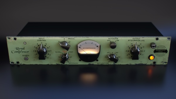 United Plugins「Royal Compressor」ボーカル、ベース、ドラムに最適！たった数本のノブで魔法のような音色を実現するインテリジェント機能満載の最新ヴィンテージコンプレッサー｜DTMプラグインセール