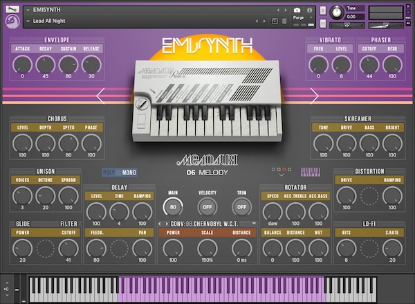 Strix Instruments「EMISYNTH」30〜50年前のソビエト製子供用シンセサイザー11台をを完全収録！時間と保存状態が生み出した個性的な音色を持つ独特のレトロサウンド｜DTMプラグインセール