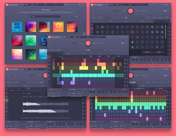 Audiomodern「Playbeat 4」ジャンル別パターン生成で初心者でも簡単にグルーヴが作れる！ランダマイズ機能を搭載した、あなたの音楽センスを増幅する最先端ビートメーカー｜DTMプラグインセール