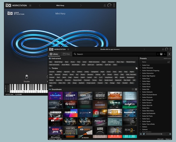 UVI「UVI Workstation 4」DAWがもっと快適になる！シンプルな操作で膨大なサウンドを管理し、エフェクトを自在に組み合わせ、リアルタイムで演奏を進化させる最強の無料ソフト｜DTMプラグインセール