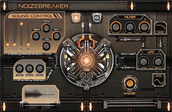 Sick Noise Instruments「NoizeBreaker」SF映画のような迫力あるサウンドデザインを実現！ロボットの動作音、未来的な武器音、エイリアンの通信音など、Sci-Fi SFXを自在に操るKontaktライブラリ｜DTMプラグインセール