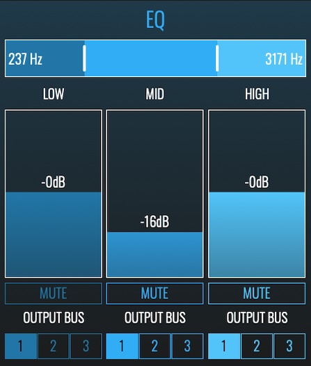 BLEASS「Motion EQ」フェーダースタイルの操作感とバンド幅調整機能を持つグラフィックEQ！LFOモジュレーションと3バンド個別出力でクロスオーバーのように使える革新的イコライザー｜DTMプラグインセール