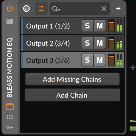 BLEASS「Motion EQ」フェーダースタイルの操作感とバンド幅調整機能を持つグラフィックEQ！LFOモジュレーションと3バンド個別出力でクロスオーバーのように使える革新的イコライザー｜DTMプラグインセール