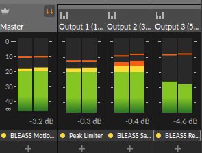 BLEASS「Motion EQ」フェーダースタイルの操作感とバンド幅調整機能を持つグラフィックEQ！LFOモジュレーションと3バンド個別出力でクロスオーバーのように使える革新的イコライザー｜DTMプラグインセール