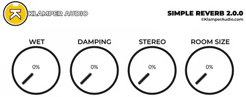Klamper Audio「Simple Reverb 2」シンプルなのに圧倒的な表現力！ボーカルや楽器の音に深みと広がりを加える高品質リバーブプラグイン｜DTMプラグインセール