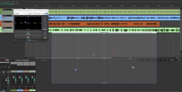SSA Plugins「aXPanner」ドラッグ操作で音を3D空間に配置!モノ/ステレオ信号を空間内に配置し、バイノーラル再生に最適な高解像度アンビソニック出力を生成できるパンニングツール|DTMプラグインセール