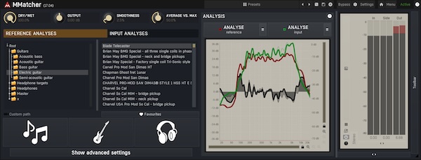 MeldaProduction「MMatcher」音作りの可能性を広げる万能マッチングツール!トラックのマスタリングからモニター環境の最適化まで、直感的な操作で実現するスペクトラムマッチングツール|DTMプラグインセール