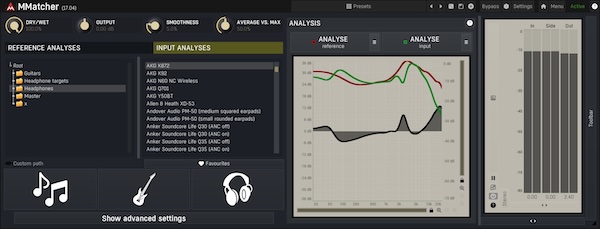 MeldaProduction「MMatcher」音作りの可能性を広げる万能マッチングツール!トラックのマスタリングからモニター環境の最適化まで、直感的な操作で実現するスペクトラムマッチングツール|DTMプラグインセール