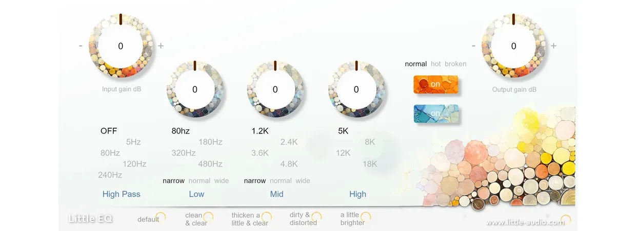 Little Audio「Little EQ」マスタリングもミキシングも自由自在!6バンド構成・高精細オーバーサンプリング対応・低負荷設計でプロクオリティを実現するパラメトリックイコライザー|DTMプラグインセール