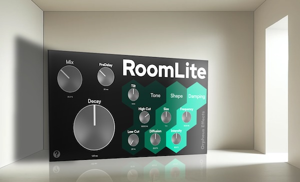 ORPHEUSFX「RoomLite」自然な広がりと奥行きが楽曲を変える!手軽にプロクオリティの空間演出を実現できる高品質なルームリバーブ|DTMプラグインセール