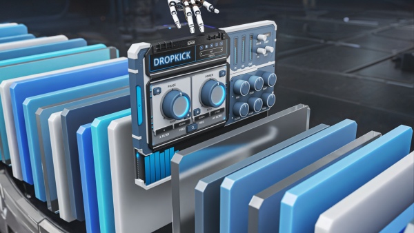 United Plugins「Dropkick」弱いキックを強力に、良いキックをスーパーキックに変える!Dropkickの8つの特化型プロセッサーで、あなたのキックドラムに力強さ、クリアさ、パンチ感を瞬時に与える究極のツールキット|DTMプラグインセール