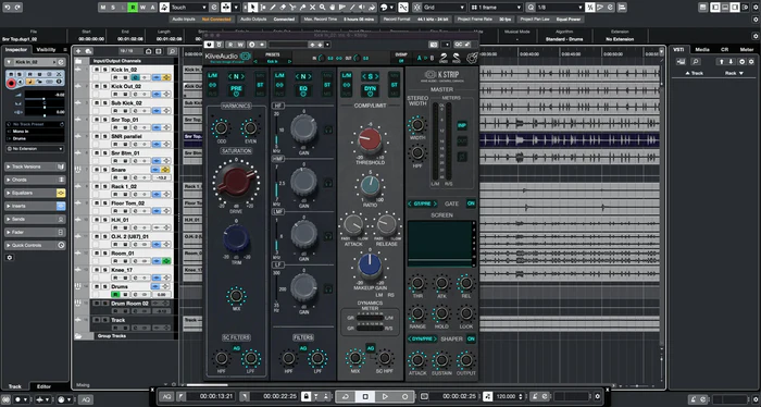 Kiive Audio「KStrip」パンチのあるミッド、温かみのあるロー、精密なサージカルEQ！プリアンプ・EQ・コンプレッサーそれぞれに3種類の回路を選べる、世界で最も人気の高い3種類のコンソールを融合させた究極のチャンネルストリップ｜DTMプラグインセール