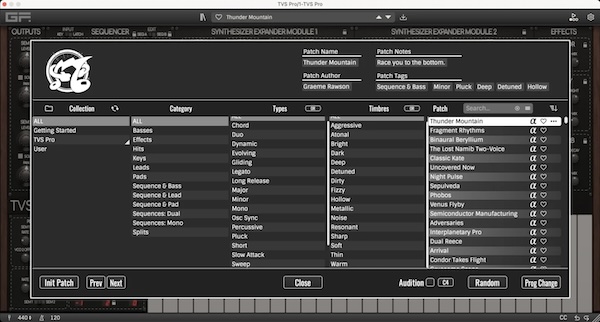 GForce Software「Oberheim TVS Pro」デュオフォニーをこの世に初めて導入した革命的シンセサイザーの復活!2つの独立した声部で複雑で有機的な音響を実現し、400以上の変換パッチと220以上の新しいサウンドにすぐにアクセスできる革新的シンセ|DTMプラグインセール
