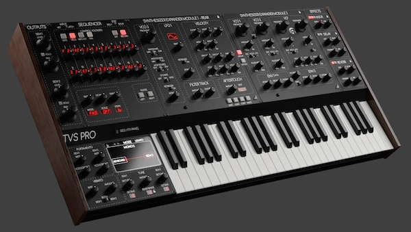 GForce Software「Oberheim TVS Pro」デュオフォニーをこの世に初めて導入した革命的シンセサイザーの復活!2つの独立した声部で複雑で有機的な音響を実現し、400以上の変換パッチと220以上の新しいサウンドにすぐにアクセスできる革新的シンセ|DTMプラグインセール
