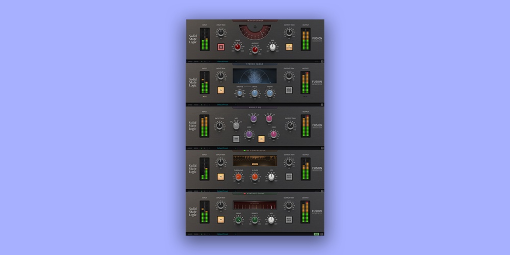 Solid State Logic「SSL Fusion Bundle」アナログ機材にしか出せない“音の奥行きと存在感”を実現!あなたのミックスをプロフェッショナルの領域へ引き上げる5つのプラグイン|DTMプラグインセール