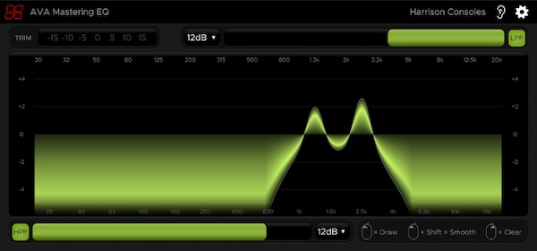 Harrison「AVA Mastering EQ」初心者でも扱える直感操作とプロ品質の音質を両立!滑らかで自然な仕上がりを誰でも実現できる、マスタリング工程の“最後の壁”を突破するイコライザー|DTMプラグインセール