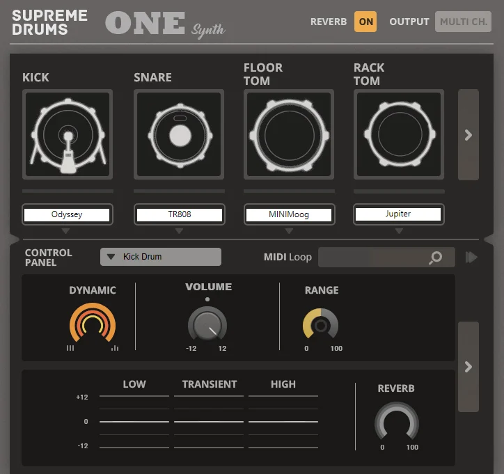Sound Magic「Supreme Drums One Synth」TR-808〜MS-20のシンセドラムを完全再構築!アナログ名機の再現から最新AIエフェクトまで搭載した、アナログとデジタルの融合によるリアルなドラムサウンド|DTMプラグインセール
