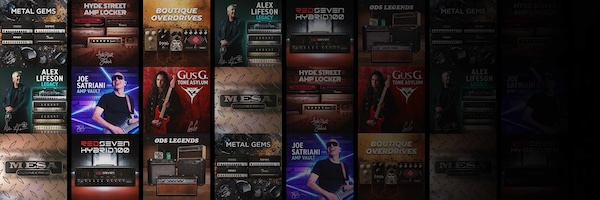 IK Multimedia「TONEX Signature Collections Vol 1」ギターの名手たちのサウンドを自宅で完全再現!MESA/BoogieやDumble系など伝説のアンプとプロギタリストのセッティングを400種類以上収録した宅録からライブまで“すぐ使える本物の音”|DTMプラグインセール