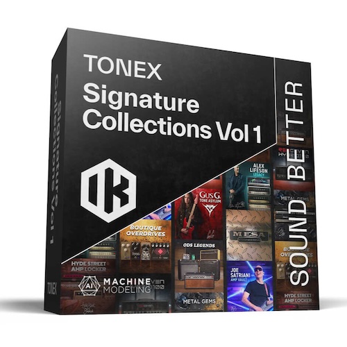 IK Multimedia「TONEX Signature Collections Vol 1」ギターの名手たちのサウンドを自宅で完全再現!MESA/BoogieやDumble系など伝説のアンプとプロギタリストのセッティングを400種類以上収録した宅録からライブまで“すぐ使える本物の音”|DTMプラグインセール