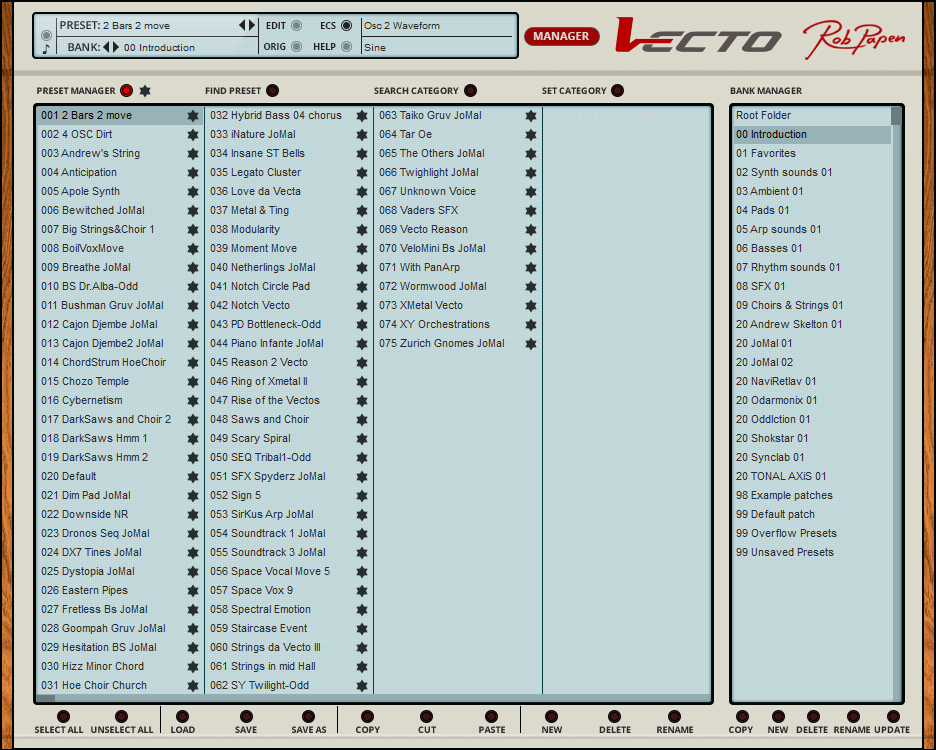 Rob Papen「Vecto」自由自在に音を操るベクターシンセの決定版!直感的なベクターパス描画機能で音色を操り、アナログモデリング波形から加算合成、スペクトラム、高品質サンプル波形まで驚異的なサウンドバリエーションを実現する革新的クリエイティブシンセサイザー|DTMプラグインセール