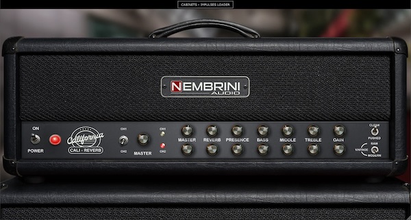 Nembrini Audio「Cali Reverb Modern High Gain Guitar Amplifier」実機Mesa Boogieファンも唸るリアルな再現度!IRローダーや8種のキャビネット搭載で、クリーンから爆音メタルまで自由自在の高品質アンプシミュレーター|DTMプラグインセール