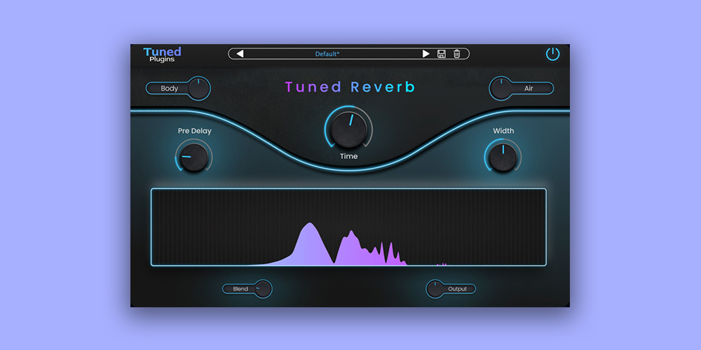 Tuned Plugins「Tuned Reverb」あらゆるボーカルに最適なリバーブを実現!あらゆるボーカルスタイルやジャンルに対応し、繊細な空間からダイナミックな広がりまで、ボーカルトラックに比類ない奥行きと立体感を与える多機能リバーブの決定版|DTMプラグインセール